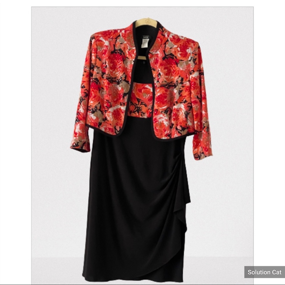 MSK dress with matching jacket size 10